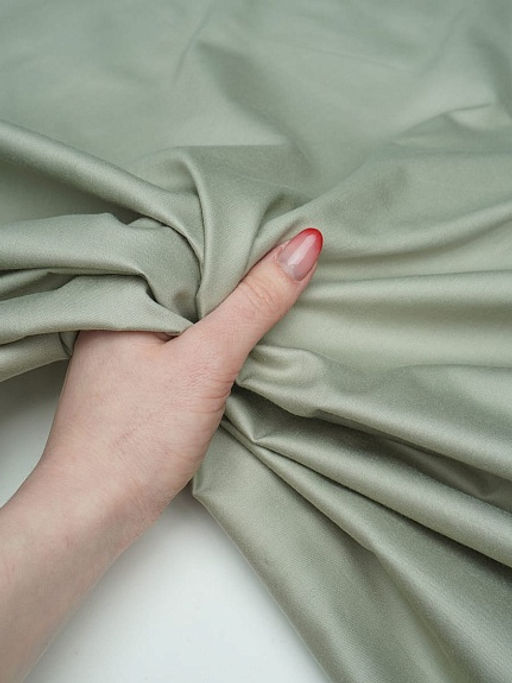 Сатин цв.Светлая сухая трава, ш.2.2м, хлопок-100%, 135гр/м.кв - Купава фото 2