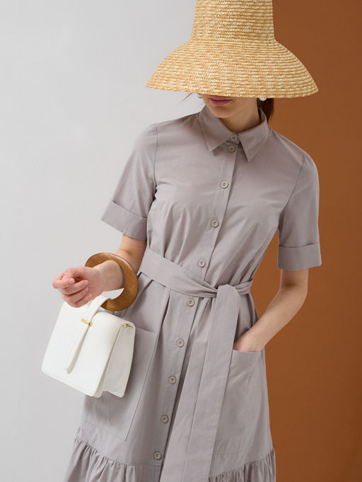 Платье хлопок OD-791-2 серый OD-791-2