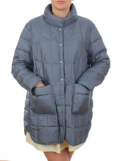 H24-328 BLUE Куртка пуховая облегченная женская (белый утиный пух) - Fashion фото 3