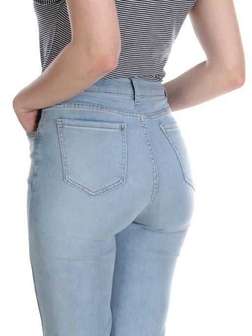 10106 BLUE Джинсы короткие женские AMG JEANS