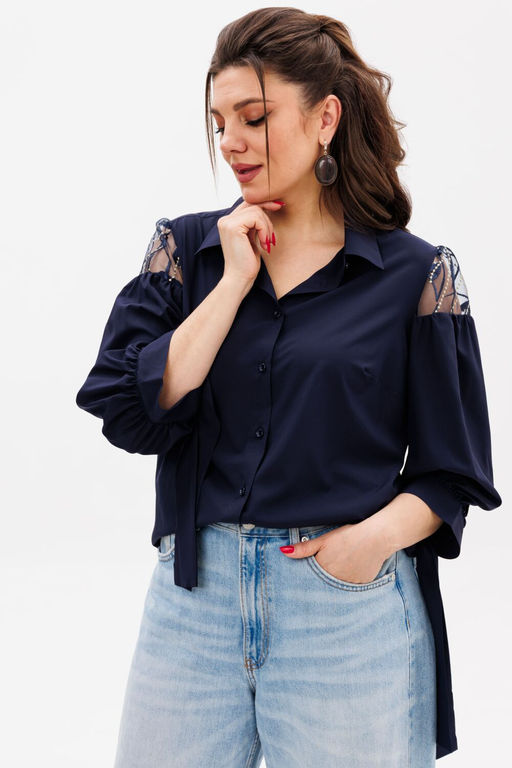 Блуза ANELLI 1238 сумерки  фото 2