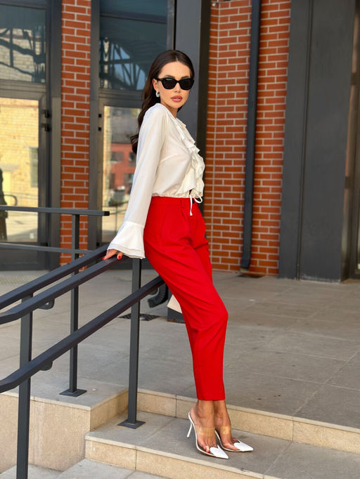 Блуза AURA 2167-164 белый  фото 6