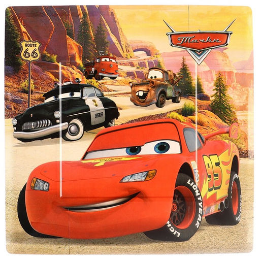 Цена за 10 шт. Тарелка бумажная, С Днём Рождения!, 21 см, Тачки - Disney фото 7