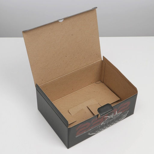 Коробка сборная 23 февраля, танк, 30 23 12 см - Дарите счастье фото 7