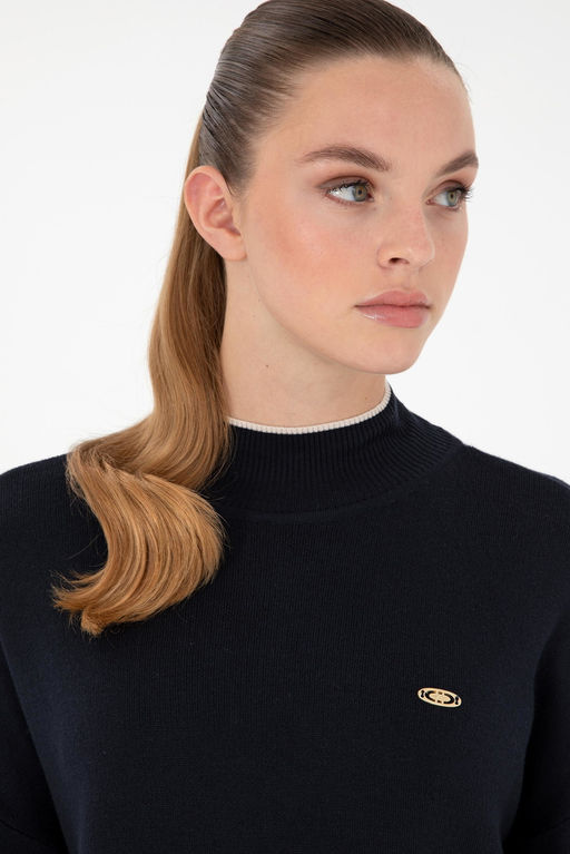 Женский темно-синий свитер Неожиданная скидка в корзине - U.s. polo assn фото 2