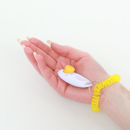 Кликер для дрессировки собак с браслетом на руку, белый - Пижон фото 3