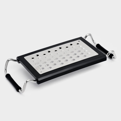 Тёрка раздвижная с ручками Magistro Sharp, 23×10.1×2.6 см, 301 сталь, чёрная