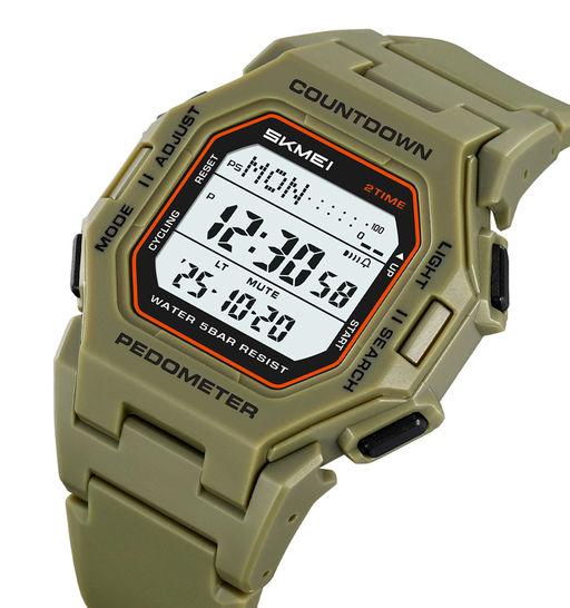 Часы наручные Skmei мужские электронные спортивные 2596green