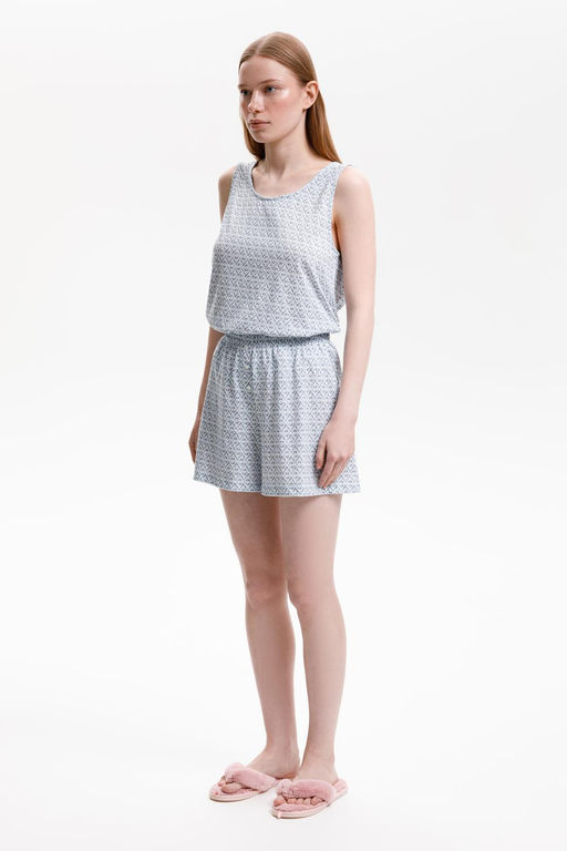 Е 20147/сахар,восточный орнамент пижама жен