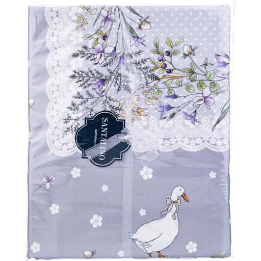 СКАТЕРТЬ ГУСИ ЛЕГАРД 220*160 СМ, СЕРЫЙ, 100 - Lefard фото 2