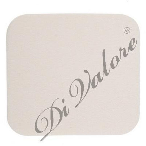 Di Valore 115-001 Спонж для нанесения пудры и тон.средств(латекс) прямоуг.белый 4,2*4,6см