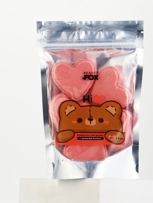 BEAUTY FOX бомбочки для ванны "Hi", 6 шт х 30 г
