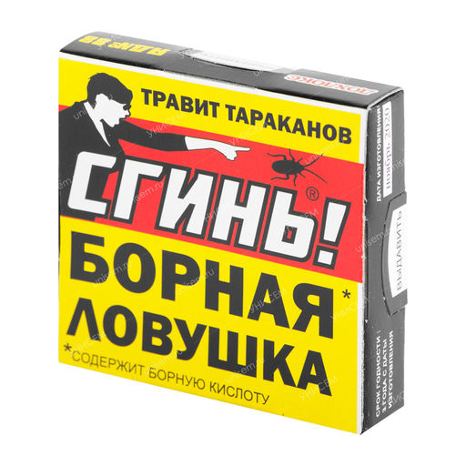 Борная ловушка Сгинь! Дохлокс Яд №88 1 шт (144 шт)