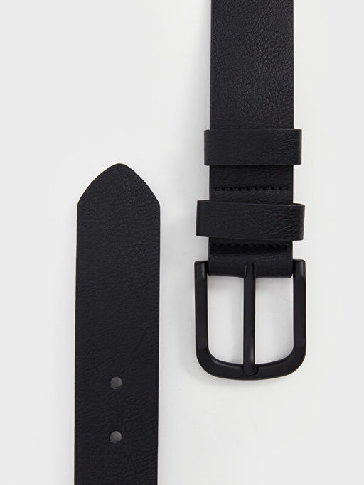 Deri G?r?n?ml? Erkek Kemer - Waikiki фото 3