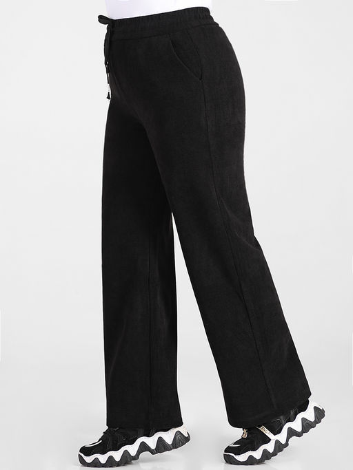 Брюки из вельвета на резинке повседневные женские - Almond фото 6