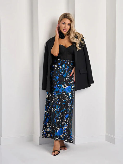 JETTY Юбка атласная макси  фото 14