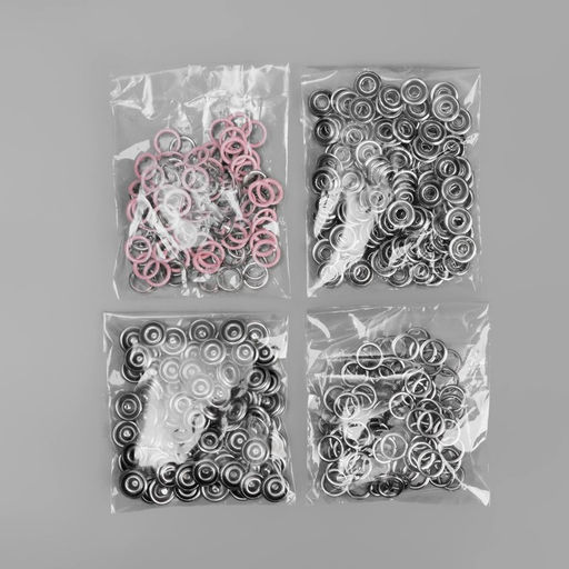 Цена за 100 шт. Кнопка рубашечная, d = 9,5 мм, цвет розовый - Simaland фото 5