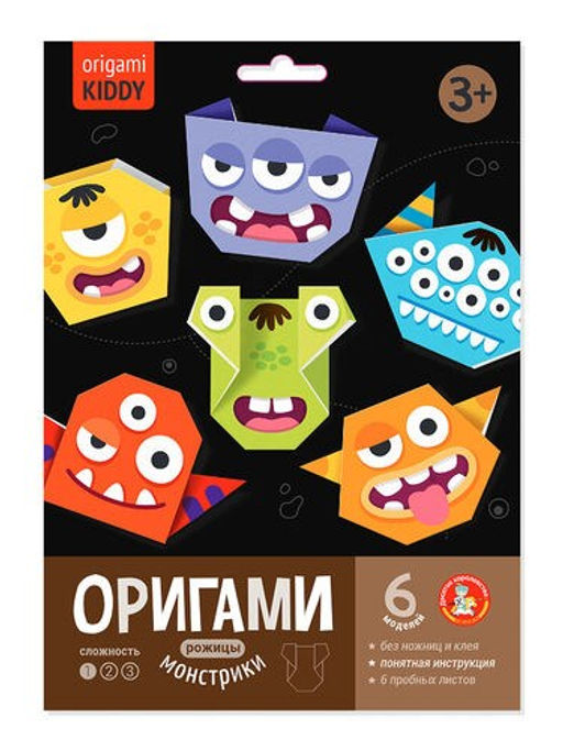Набор для творчества "Оригами. Монстрики" 6 фигурок (05040)