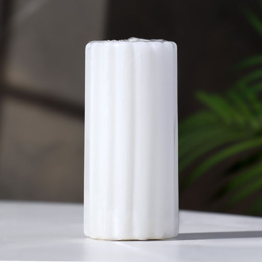 Ароматическая свеча - цилиндр «Рельеф. Французская ваниль», 5×10 см