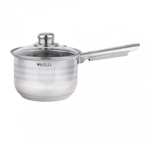 Ковшик из нерж. стали 1,3л "Kelli", арт. KL-4292-14