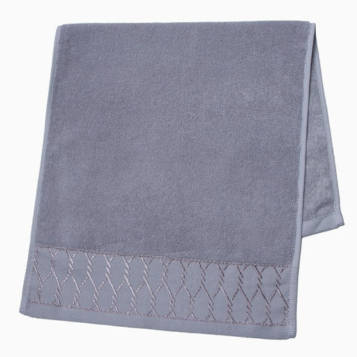 Полотенце махровое Этель Вензель цв.серый, 35*75 см, 450 гр/м2, 100% хлопок  фото 3