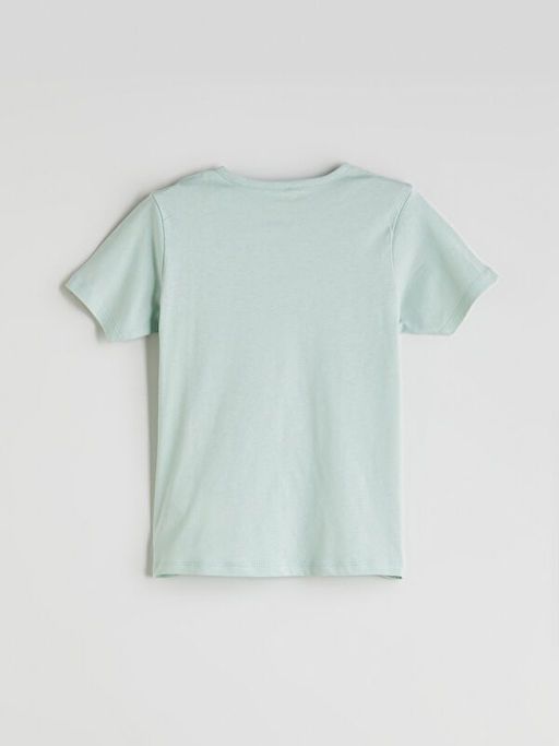 Bisiklet Yaka California Bask?l? Erkek ?ocuk ?ortlu Pijama Tak?m?