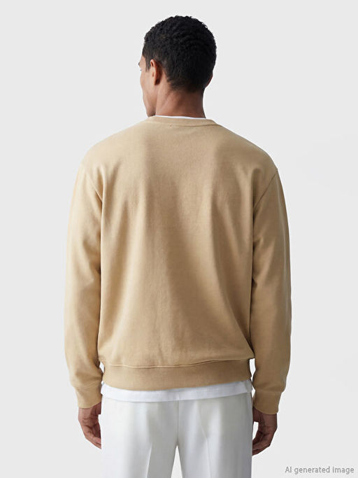Bisiklet Yaka Erkek Sweatshirt - Waikiki фото 3