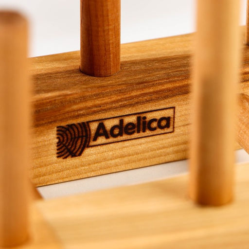 Подставка для разделочных досок, крышек и тарелок Adelica, 17×13×13 см, пропитана минеральным маслом, дерево берёза