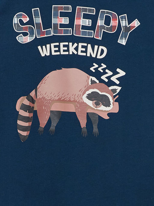 Bisiklet Yaka Erkek ?ocuk Pijama ?st - Waikiki фото 2