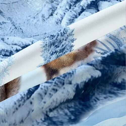 КПБ Белочки-голуб. бязь хлопок 100% Семейный - Лен поволжья фото 3