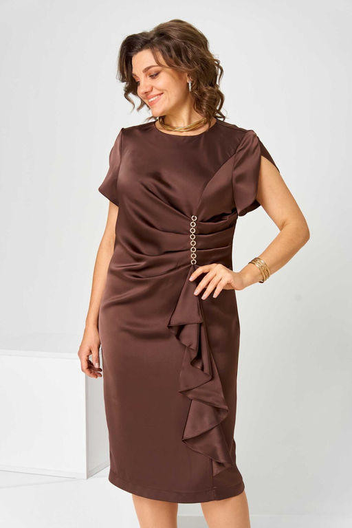 Платье Асолия 2714 коричневый