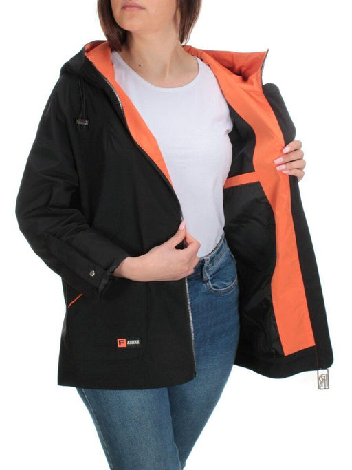 F2101 BLACK Ветровка женская MARIA - Фабричный китай фото 6