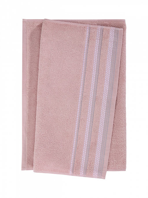 Набор махровых полотенец 50x90 розовый махровая ткань - Lucky фото 3