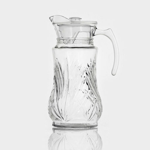 Кувшин «Лия», 1.6 л, 17×12.5×25.5 см, стекло, прозрачный