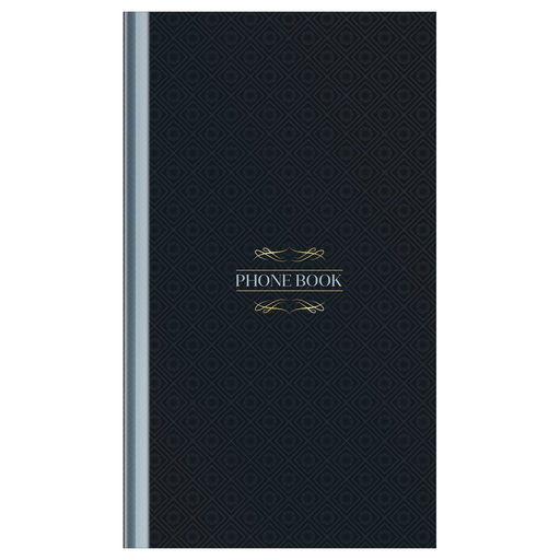 Телефонная книга OfficeSpace А5 тв. обл., 80л."Моноколор. Dark" (Тк80т_55496) высечка, выб. лак