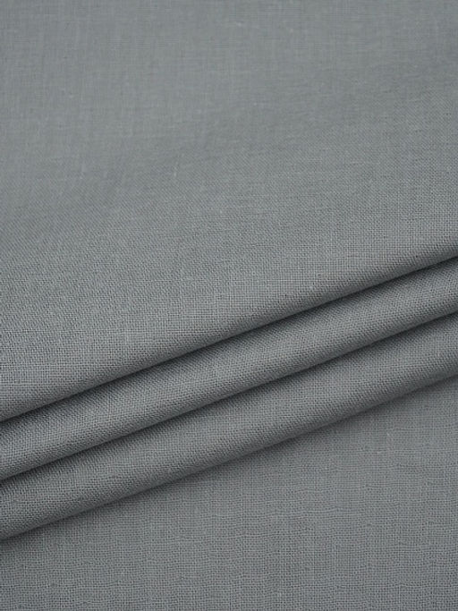 Муслин Премиум двухслойный гладкий цв.Серый, ш.2.5м, хлопок-100%, 120гр/м.кв - Купава фото 3