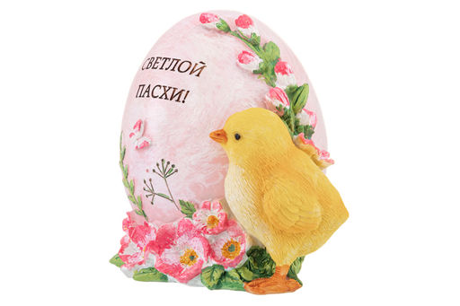 Фигурка декоративная 10,5*8,5*10 см "Цыпленок и яйцо"