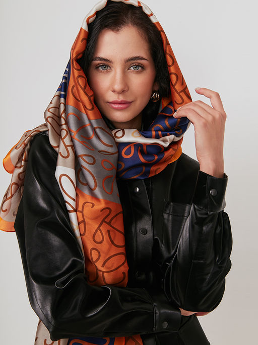 Большой, мягкий, тонкий и очень нежный двусторонний палантин - Tantino фото 8