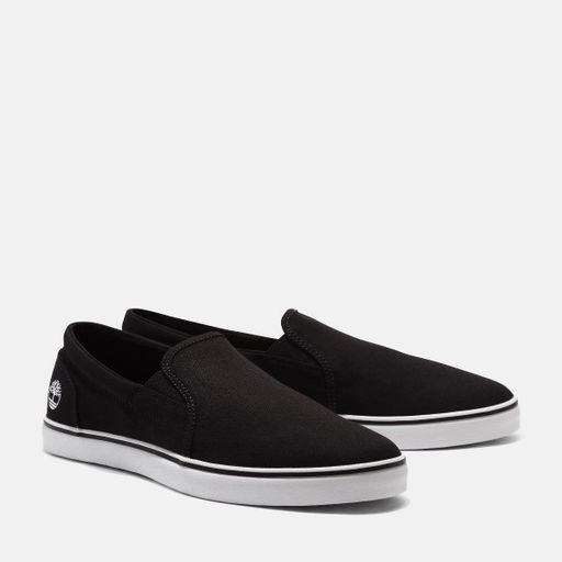 Мужские слипоны Timberland Skape Park Slip-On Canvas черные  фото 4
