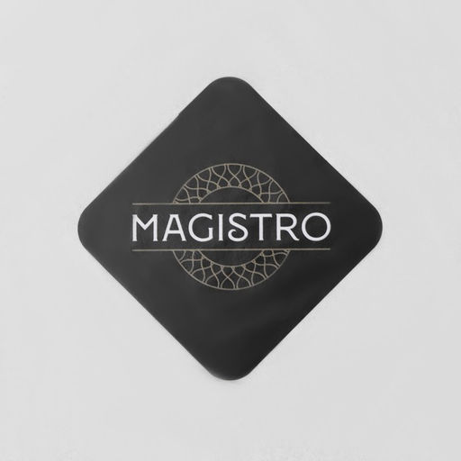 Кружка стеклянная с крышкой и ложкой Magistro «Диамант», 450 мл, перламутровая