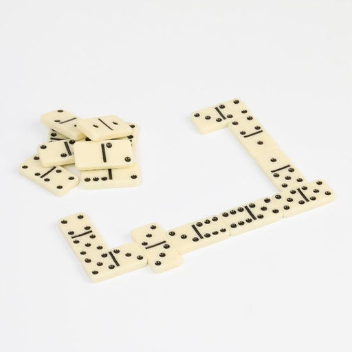 Домино классическое «Мокара», 28 шт., МИКС