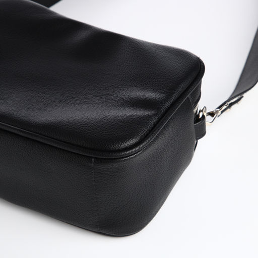 Сумка женская 1788.1, TEXTURA,24*9*15 отд на молнии, н/карман, черный  фото 3