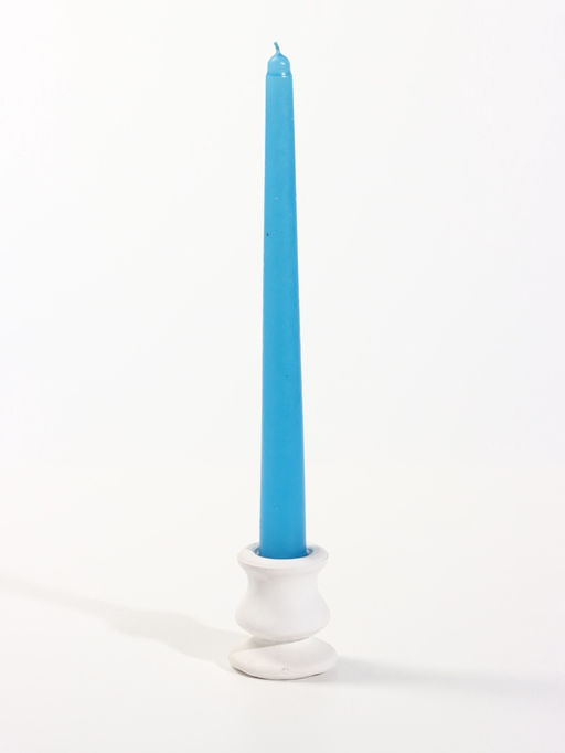 Свечи античные, набор 4 шт., 2.2×24 см, 8 ч, 50 г, синие