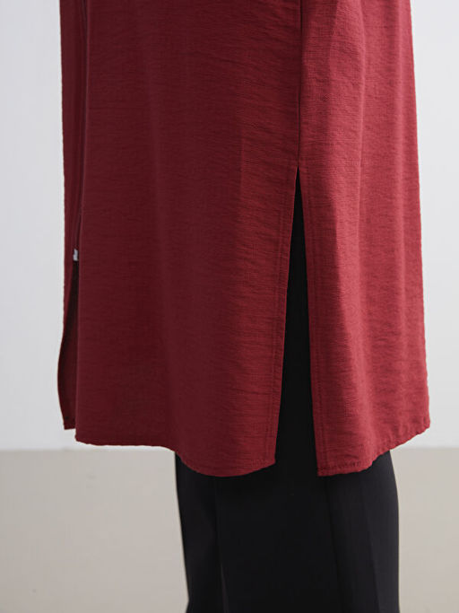 Bisiklet Yaka Elbise