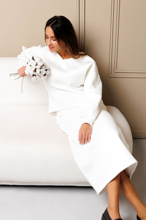 Свитшот худи оверсайз кофта с начесом 387MLK