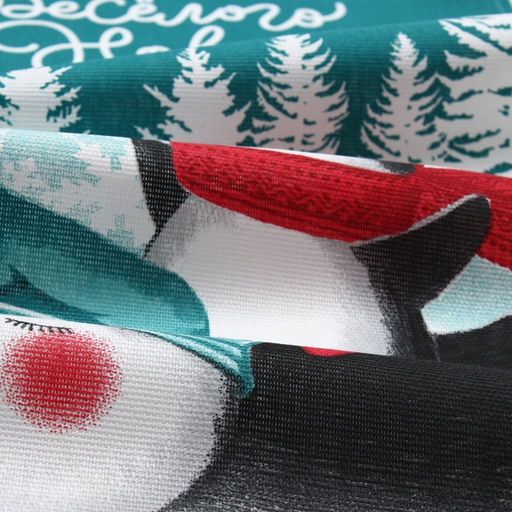 Набор новогодних кухонных полотенец Доляна «Снежного настроения » 35×60 см-2 штуки, 100% хлопок