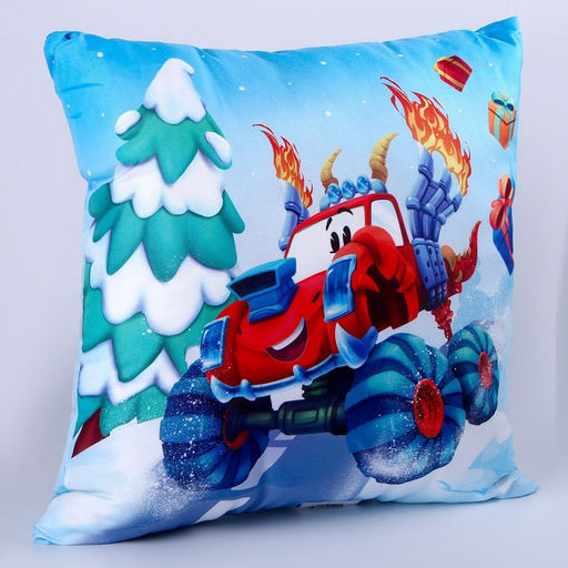 Подушка квадратная Тачка - Mni mnu фото 7