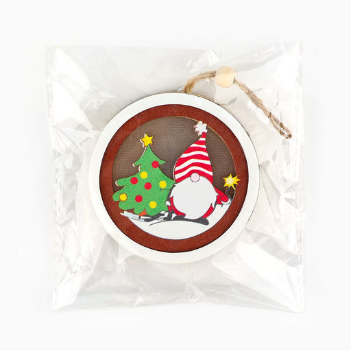 Ёлочная игрушка «Новогодняя», d=7.5 см