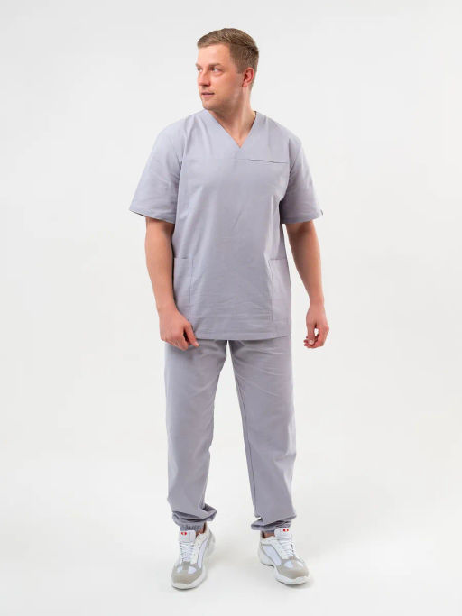 Костюм мужской Хлопок Серый М-22КМ MODAMICA