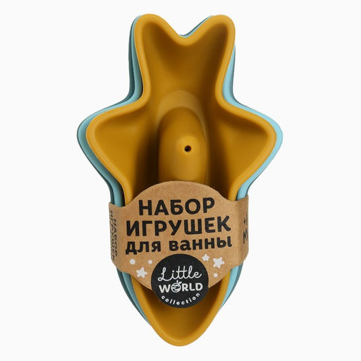 Игрушки для ванны M&B «Кораблики - акулы», силиконовые, 3 шт.
